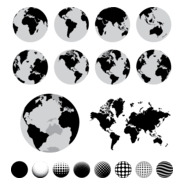 Globes Logo PNG Vector