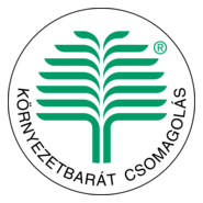 Környezetbarát Csomagolás Logo PNG Vector