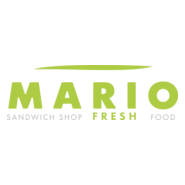 Mario Fresh Food Sandwich Shop Logo PNG Vector