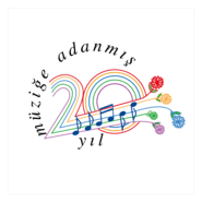Müziğe Adanmış 20 yıl Logo PNG Vector