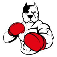 Pitbull Boxing Logo PNG Vector