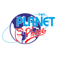 Planet Phone Logo PNG Vector
