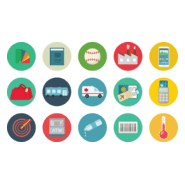 Round Icons Logo PNG Vector