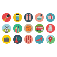 Round Icons Logo PNG Vector