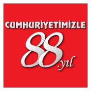 Turkiye cumhuriyetinin 88. yili Logo PNG Vector