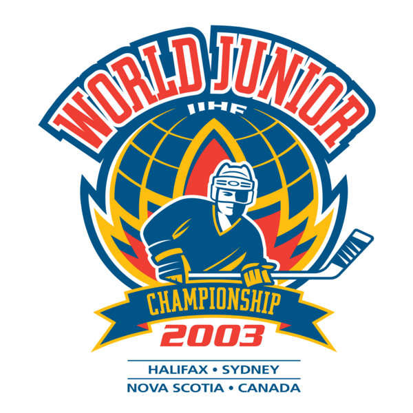 2003 IIHF World Junior Championship Logo PNG Vector