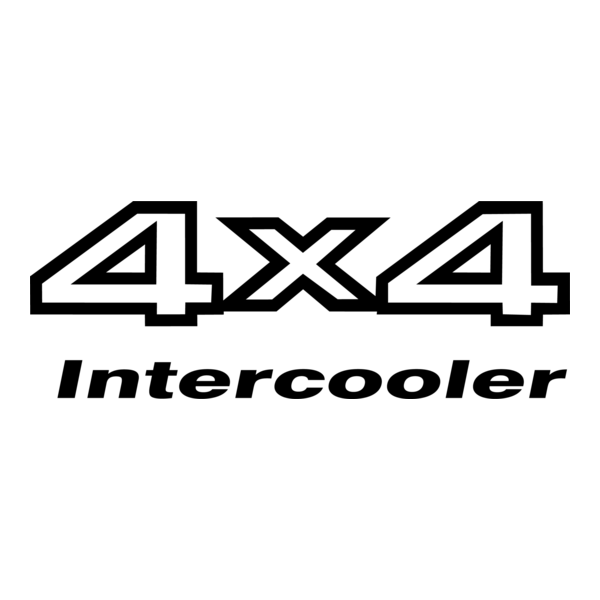 4x4 Intercooler Logo PNG Vector