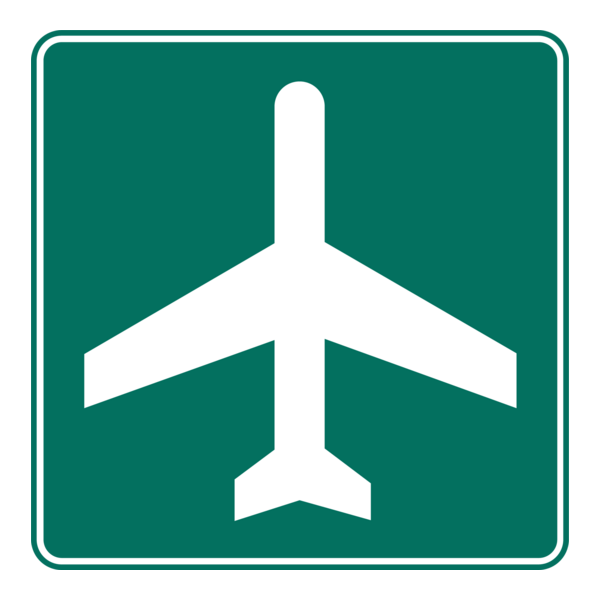 AIRPORT ROAD SIGN Logo PNG Vector