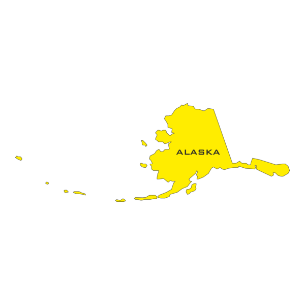 ALASKA MAP Logo PNG Vector
