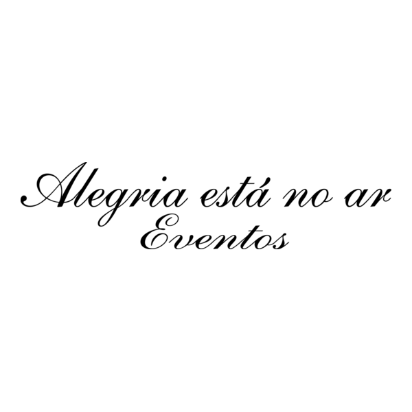 Alegria está no Ar Eventos Logo PNG Vector
