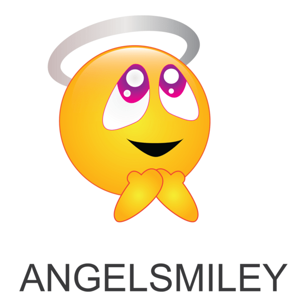 Angel smiley Logo PNG Vector