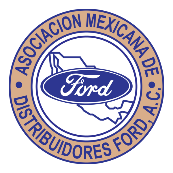Asociación Mexicana de Distribuidores Ford Logo PNG Vector