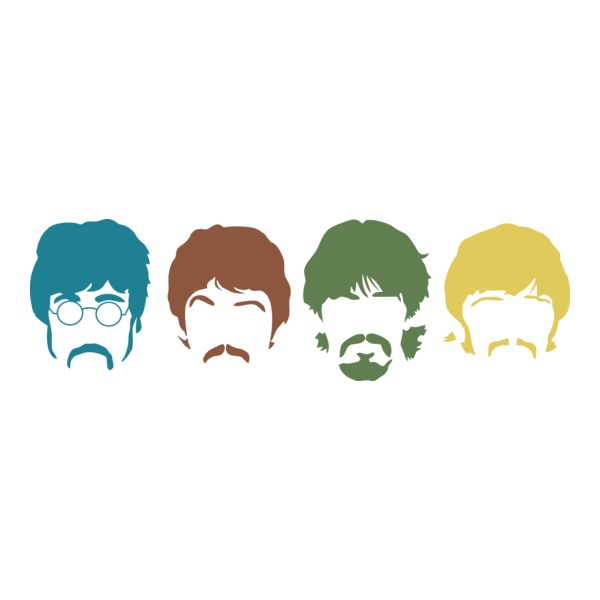 Beatles silhouettes Logo PNG Vector