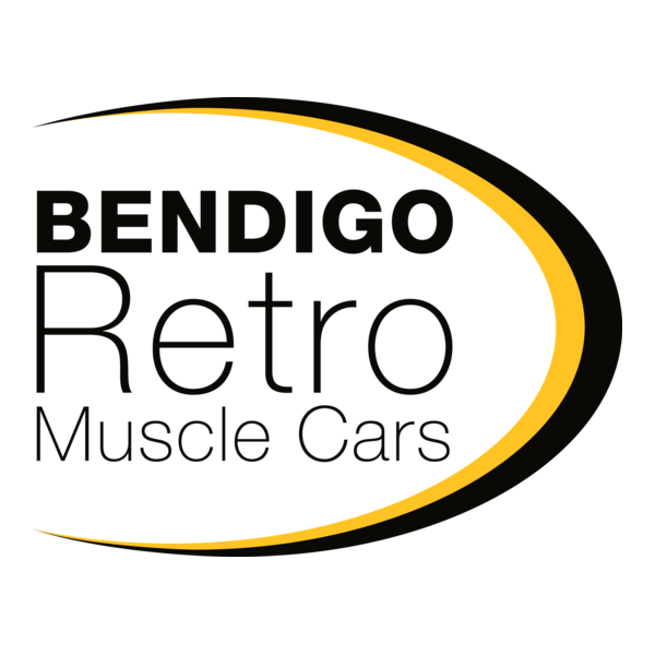 Bendigo Retro Muscle Cars Logo PNG Vector