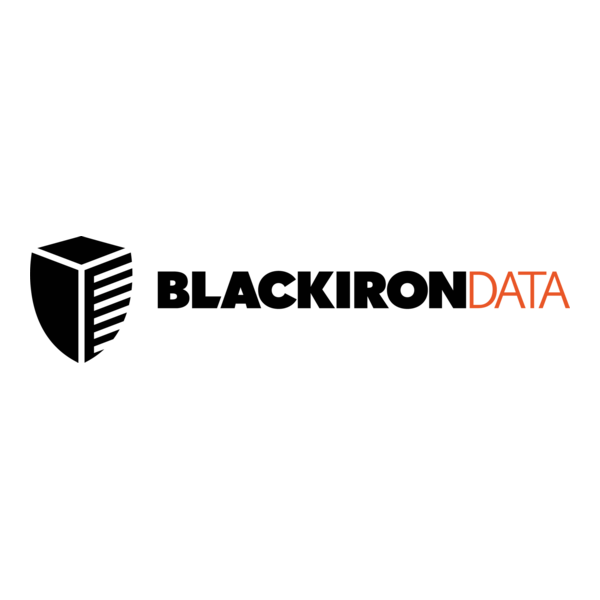 Black Iron Data Logo PNG Vector