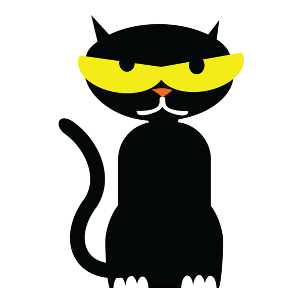 Blaqq Cat Logo PNG Vector
