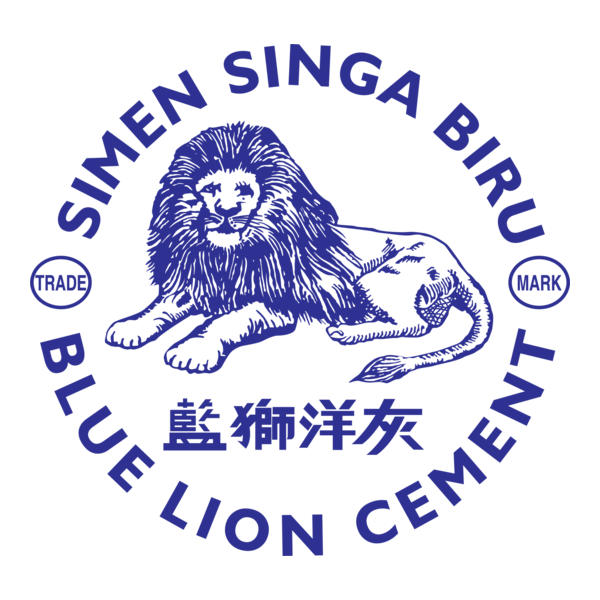 Blue Lion Logo PNG Vector