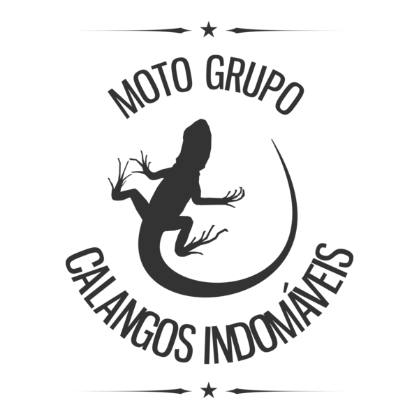 Calangos Indomáveis Moto Grupo Logo PNG Vector