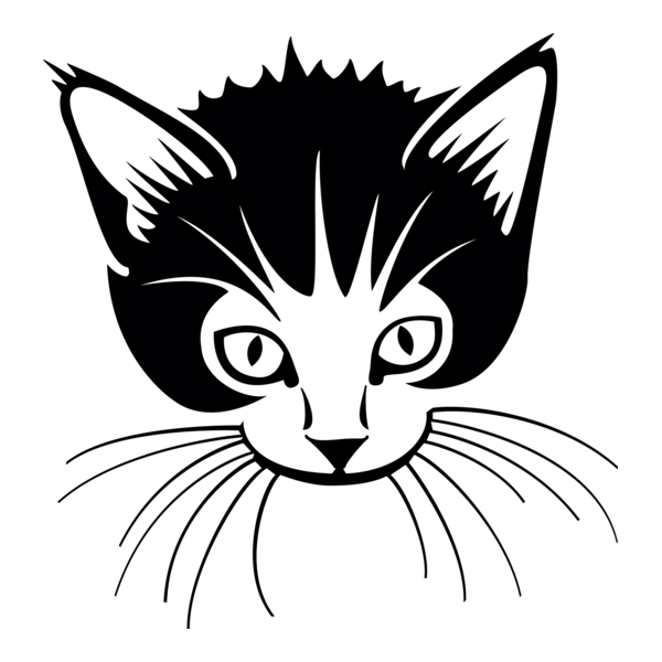 Cat Logo PNG Vector