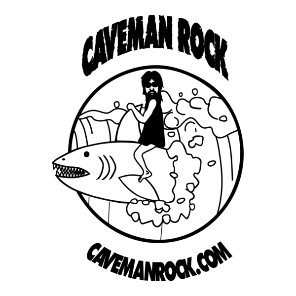 Caveman Rock Logo PNG Vector