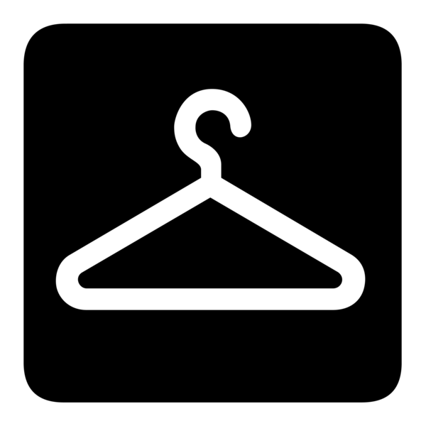 CLOAKROOM SIGN Logo PNG Vector