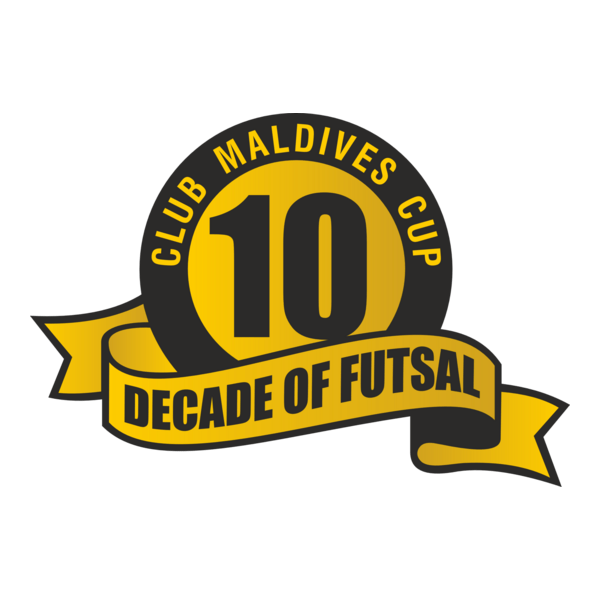 Club Maldives 10 Year Logo PNG Vector
