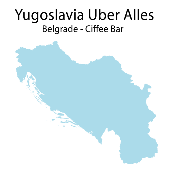 Coffee Bar Yugoslavia Uber Alles Belgrade Logo PNG Vector