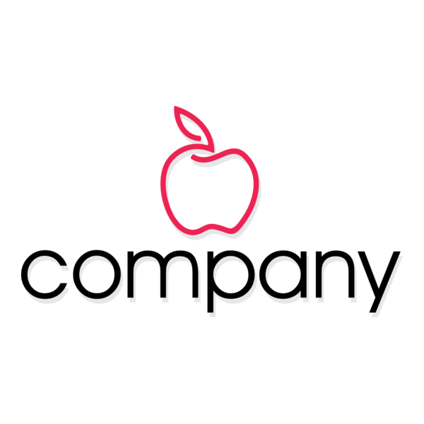 Company Apple Logo PNG Vector
