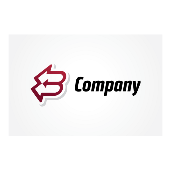 Company B Arrows Logo PNG Vector