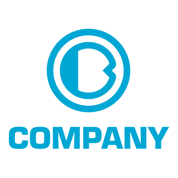 Company Blue B Logo PNG Vector