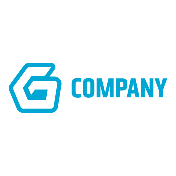 Company Blue G Logo PNG Vector