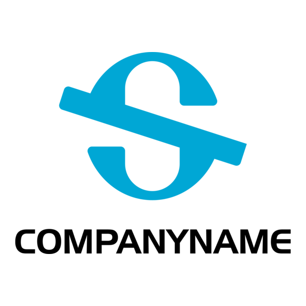 Company Blue S Logo PNG Vector