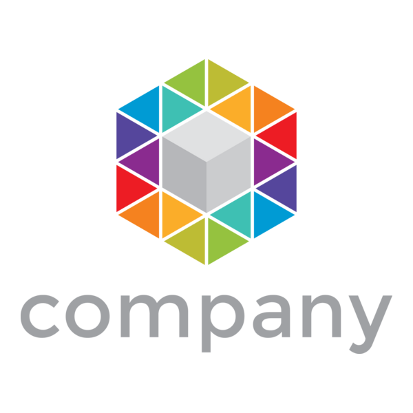 Company Cube Logo PNG Vector