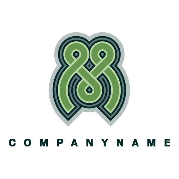 Company Decorative M Logo PNG Vector