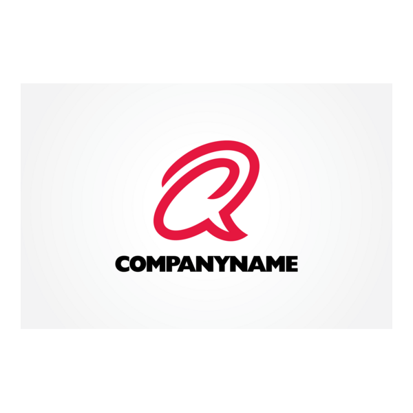 Company Letter Q Speech Bubble Logo PNG Vector