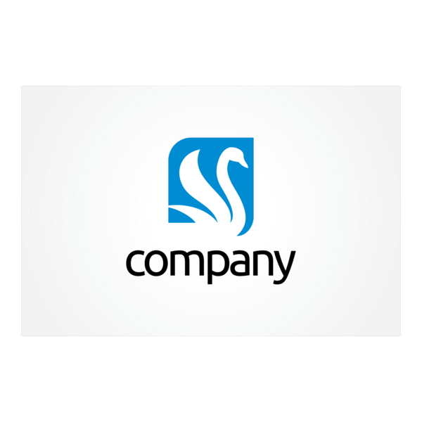 Company Swan Logo PNG Vector