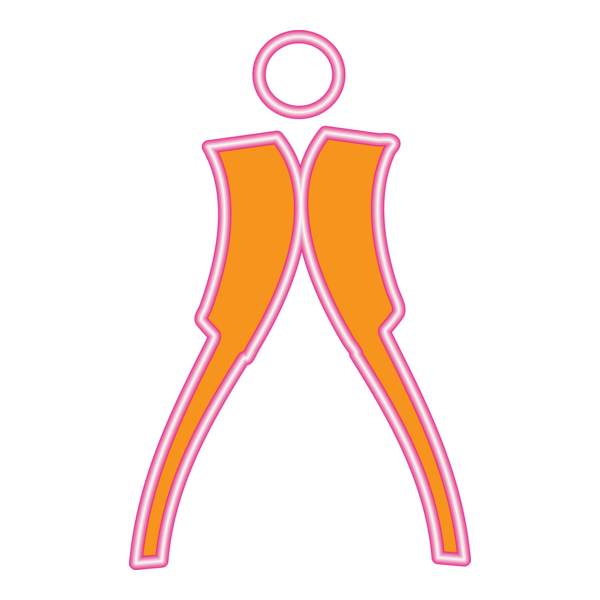 COOL BODY POSTURE ABSTRACT Logo PNG Vector