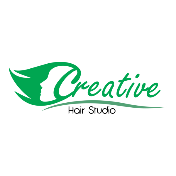 Creative Hair Studio Logo PNG Vector