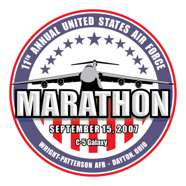 CREST OF 11TH ANNUAL MARATHON Logo PNG Vector