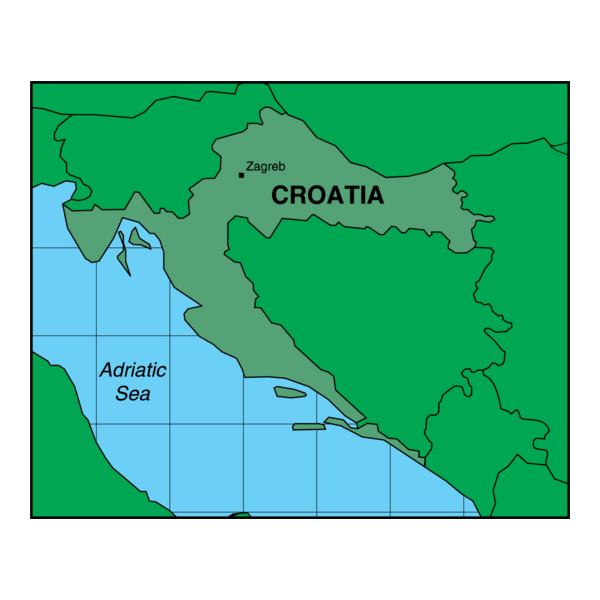 CROATIA REGIONAL MAP Logo PNG Vector