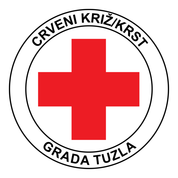 Crveni križ grada Tuzla Logo PNG Vector