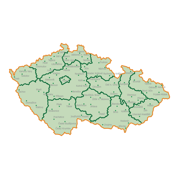CZECH REPUBLIC MAP Logo PNG Vector