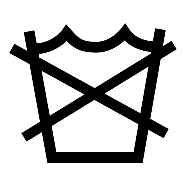 DO NOT WASH SYMBOL Logo PNG Vector