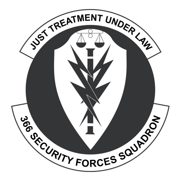 EMBLEM OF 366 SECURITY SQUADRON Logo PNG Vector