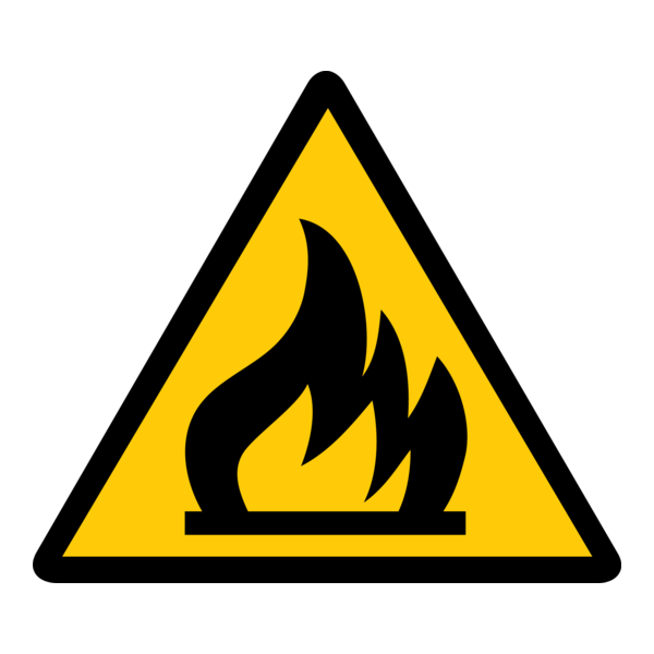 FIRE DANGER SYMBOL Logo PNG Vector