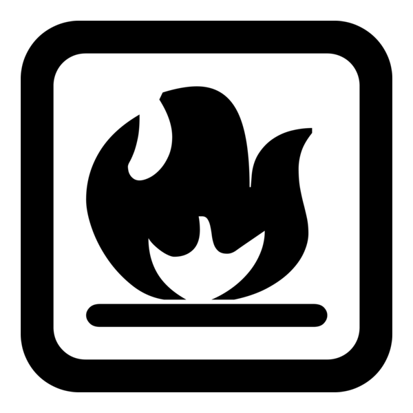 FIRE HAZARD SIGN Logo PNG Vector