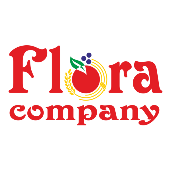 Flora Company Logo PNG Vector