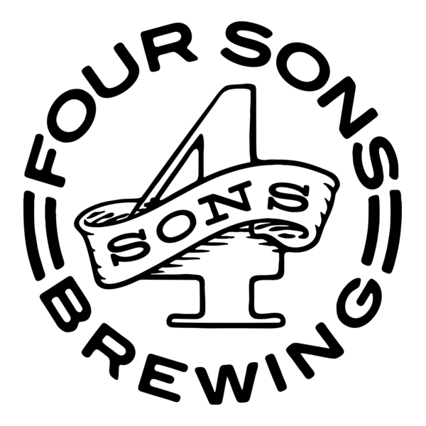 Four Sons Brewing Logo PNG Vector