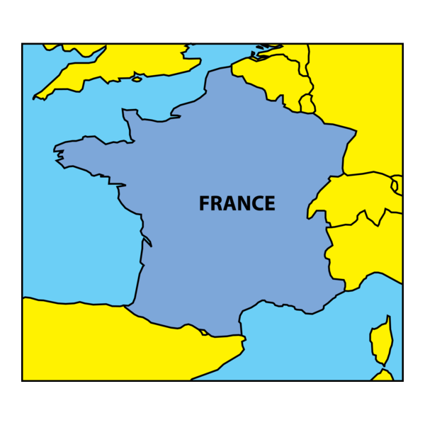 FRANCE MAP Logo PNG Vector