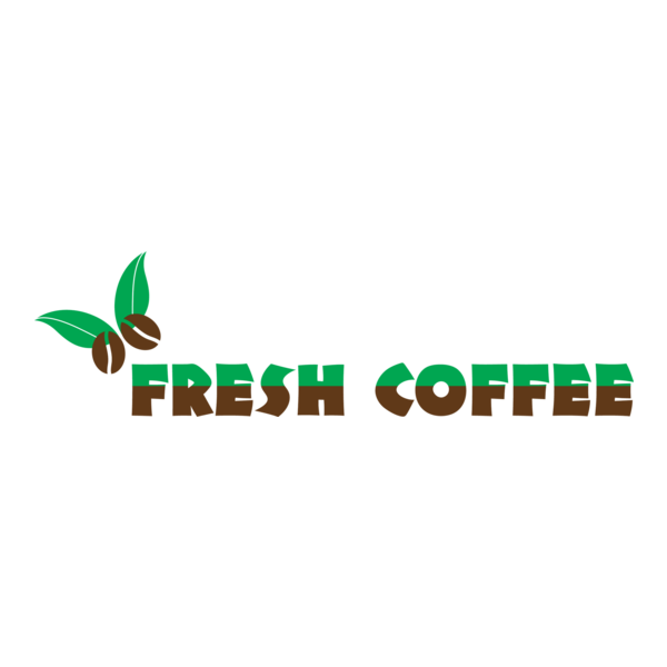 Fresh Coffee Logo PNG Vector